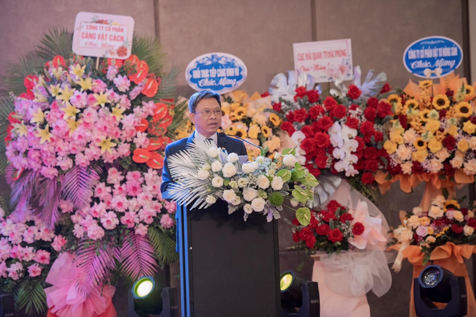 Chủ tịch HĐQT Vũ Tuấn Dương phát biểu khai mạc Lễ kỷ niệm